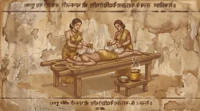 Patra Pinda Sweda treatment (Ancient)