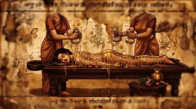 Pizhichil treatment (Ancient)