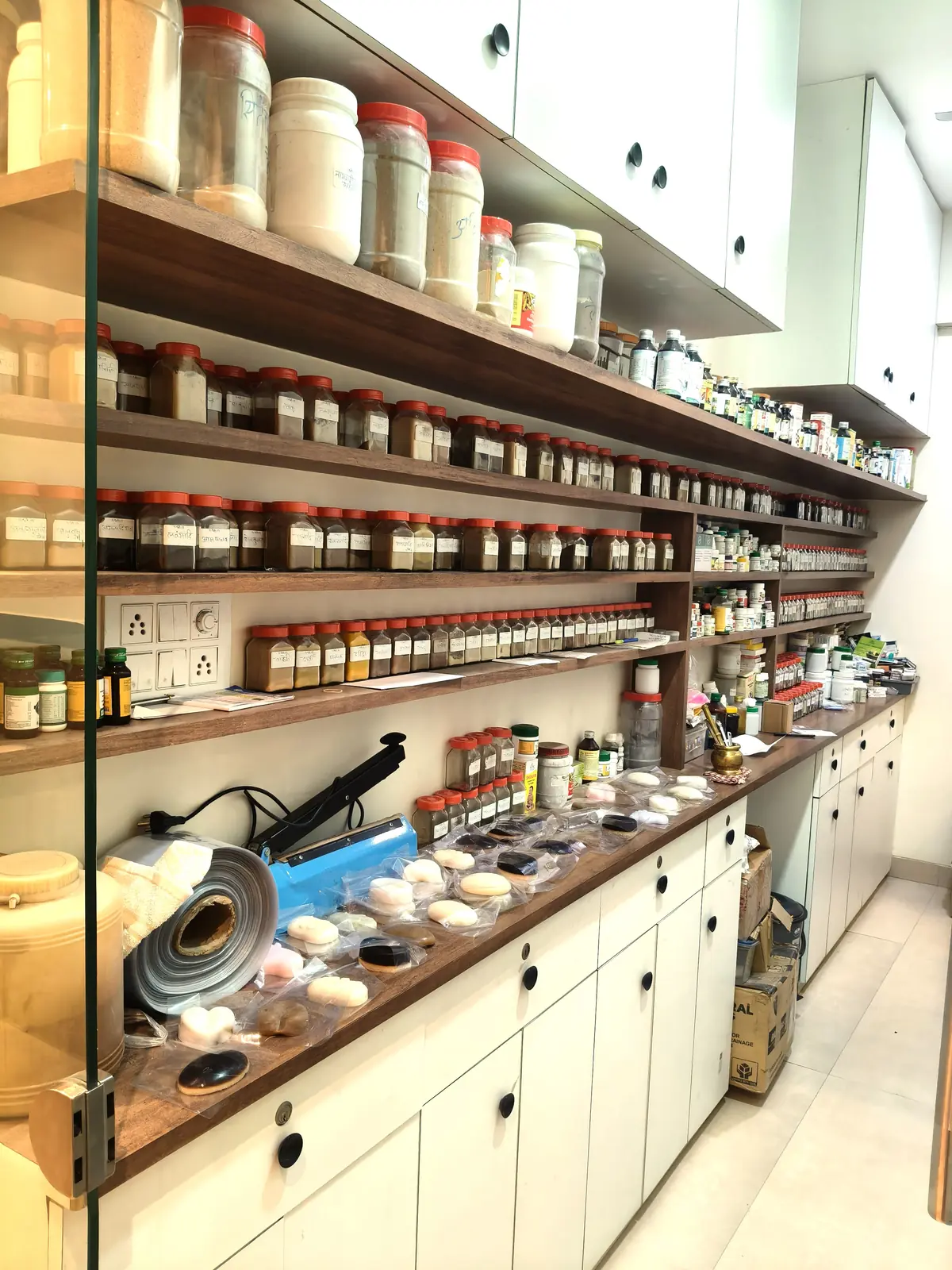 Apothecary and Medicines at Kalpataru Ayurved